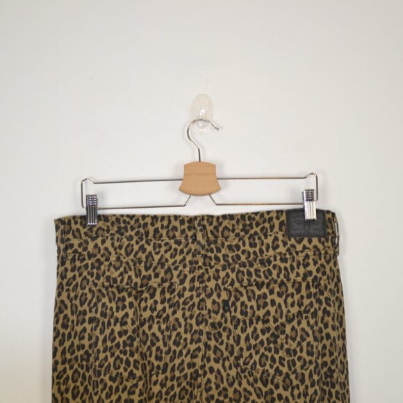 Levis 720 High Rise Supper Skinny Leopard Print Womens 34 Stretch 5 Pockets - Picture 7 of 10